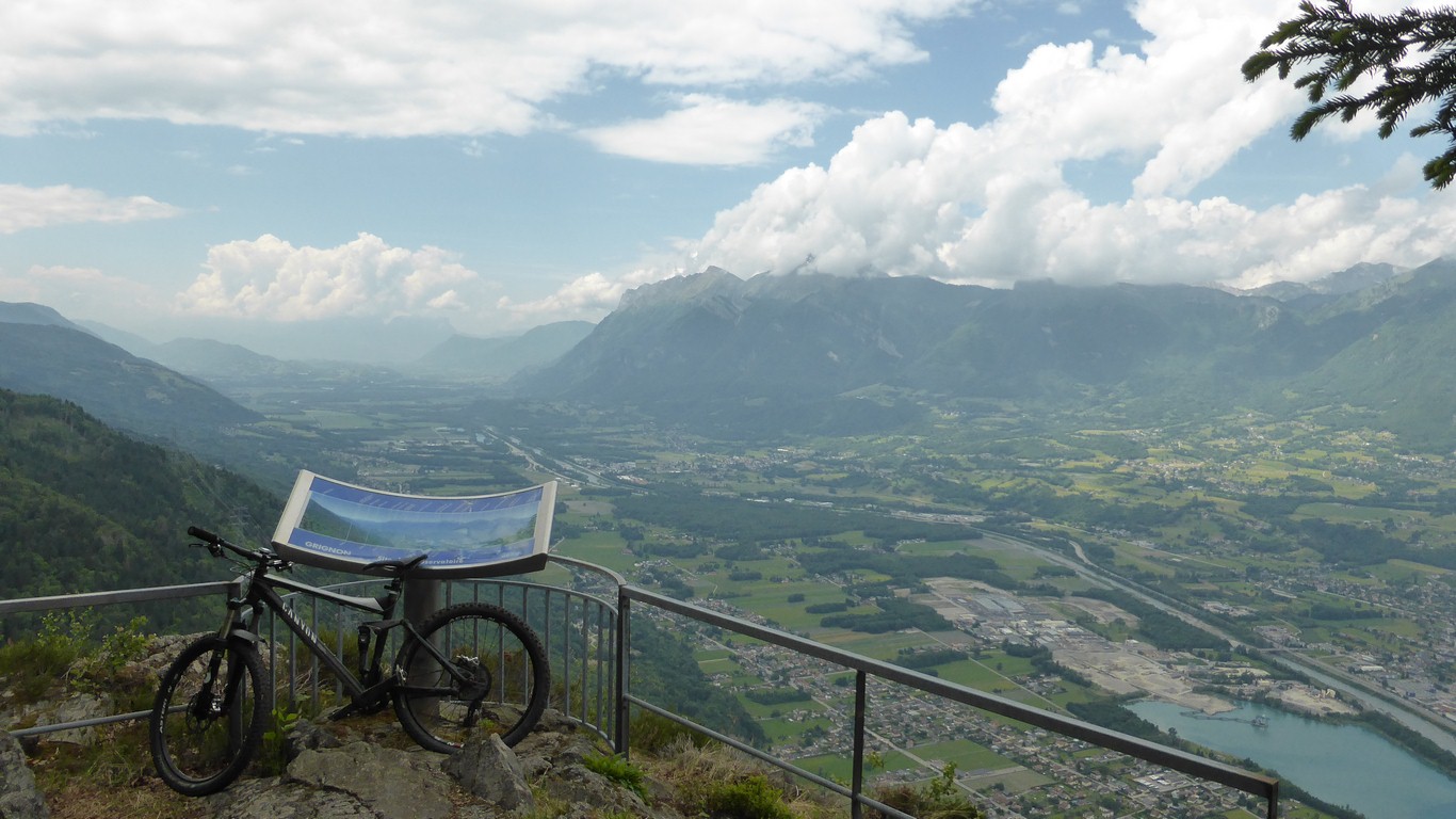 "L'Observatoire", offrant un point de vue sur la vallée