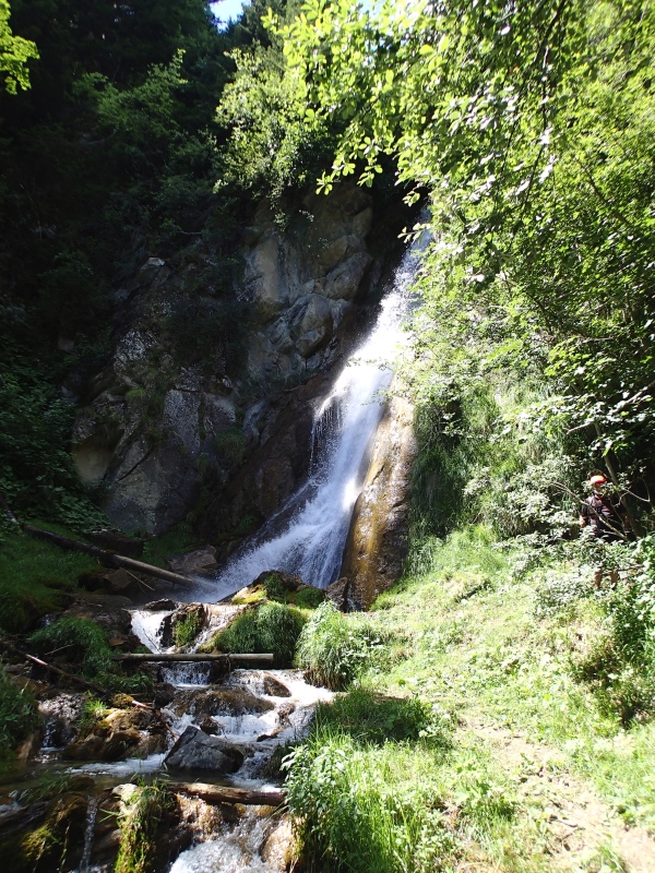 La cascade du Tsorette sur le Nant Agot