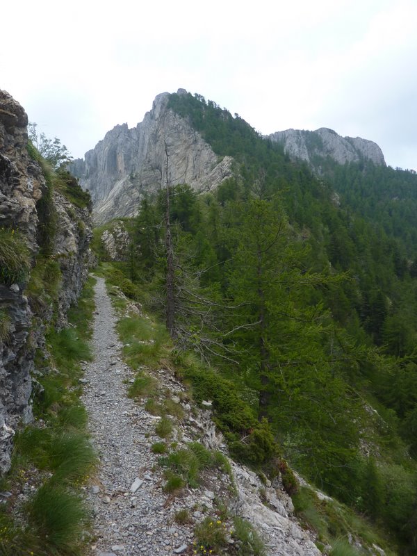 Remontée à  partir du Pas de l'Incise