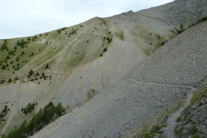 Juste après le moment clef dans le sens descendant