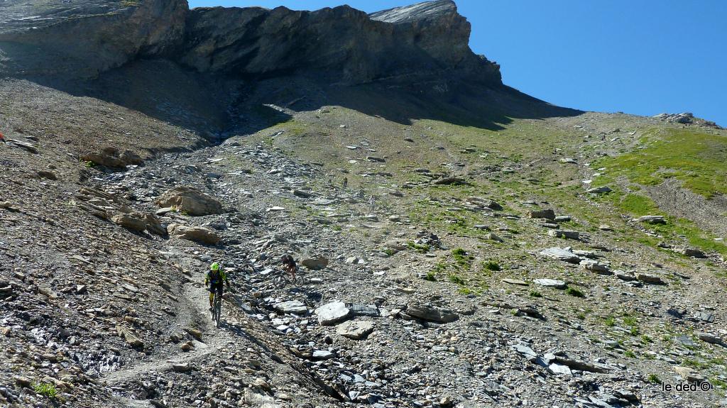 Versant E du col des Fours (plusieurs itinéraires possibles)