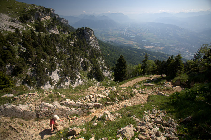 La partie haute du cirque