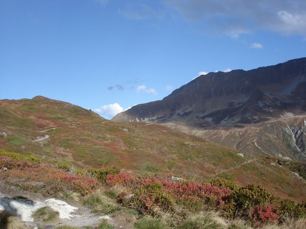 #8 Col de Balme : Le col de Balme depuis l Col de Balme : Le col de Balme depuis l'Aiguillette des Posettes