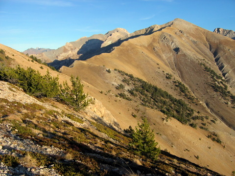 #5 Crête de Cugulet : La Crête de Cugulet sur fond de Pointe de la Saume Crête de Cugulet : La Crête de Cugulet sur fond de Pointe de la Saume