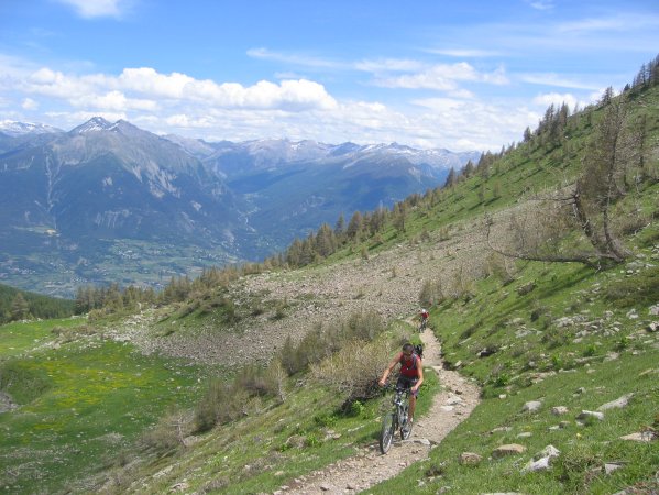 #2 Mont Guillaume : Sentier raide mais encore roulant Mont Guillaume : Sentier raide mais encore roulant