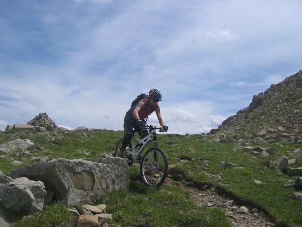 #4 Mont Guillaume : Début de la descente sous le sommet Mont Guillaume : Début de la descente sous le sommet
