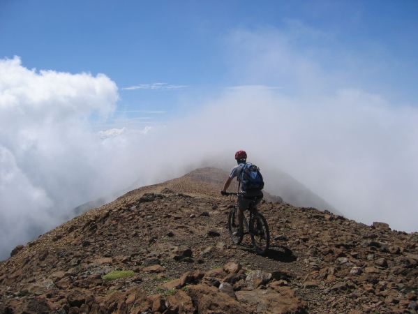 Arête de Brouffier : Roulage sur l'arête de Brouffier