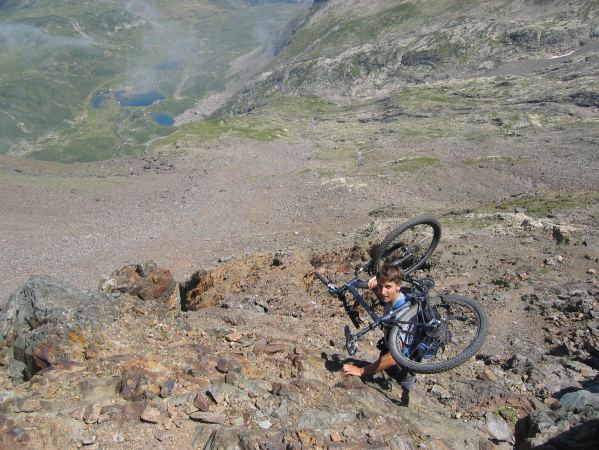 Taillefer : Portage très rustique dans la combe Nord du Taillefer