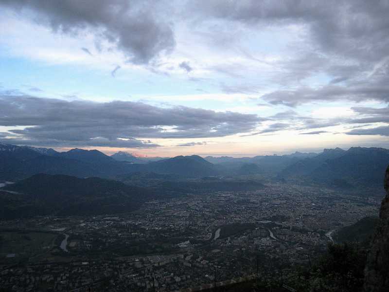 Grenoble : Derniers rayons de soleil sur le Dévoluy