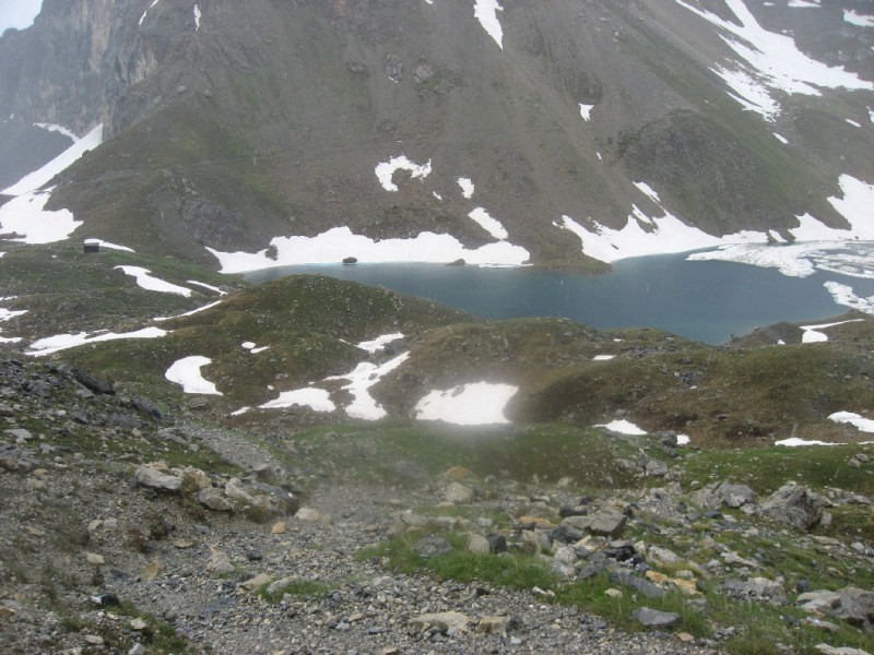 Col des Monges : Plongée sur Lago Delle Munie