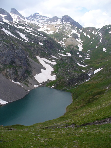 Le Grand Lac : Vue sur le col