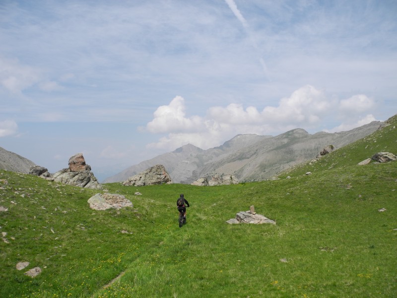 col du Crachet : euh... il fait beau là!!!!