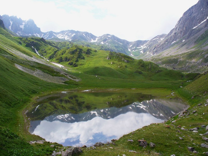 #6 Piste Montée : Lac des Mottets, Mon beau mirroir Piste Montée : Lac des Mottets, Mon beau mirroir