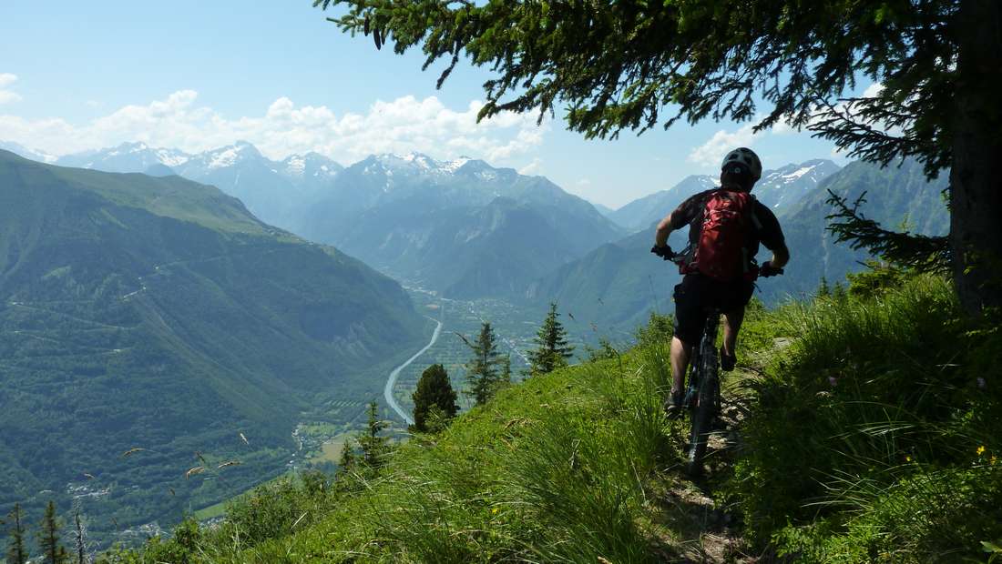 Roulage : Greg dans une portion roulante et surtout tres panoramique