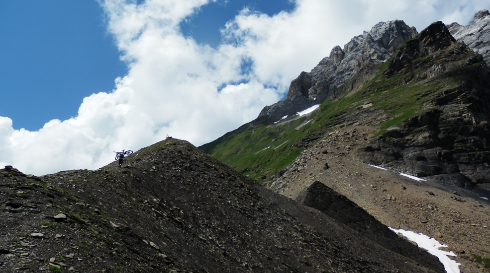 Col de Doran : Derniers efforts pour atteindre le col