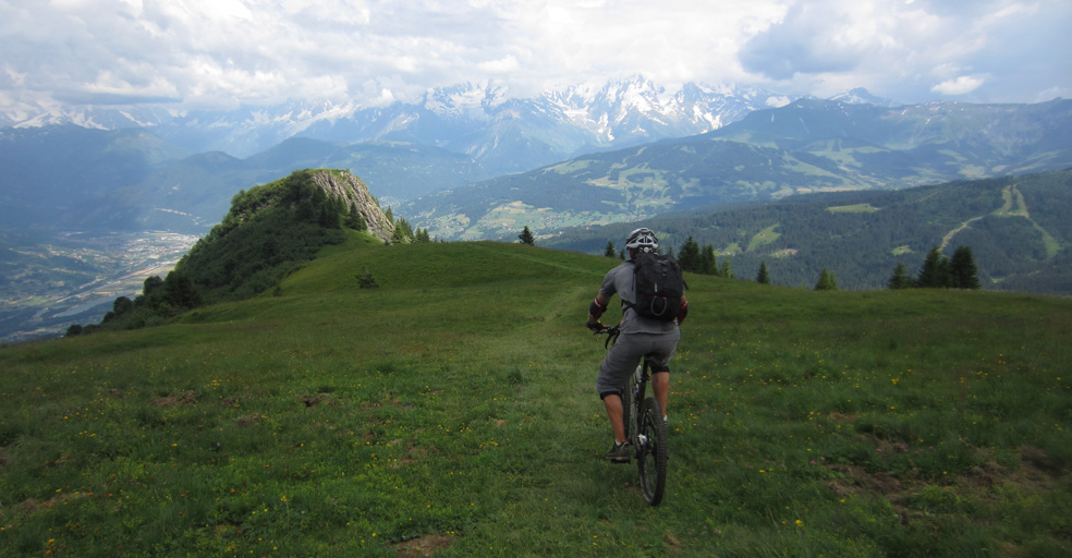 Dernière descente : Direction le sentier de la croix du planet : tout bon !