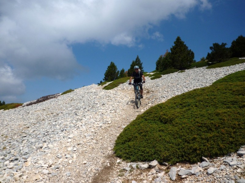 Sentier du Jas des Pèlerins : belle descente