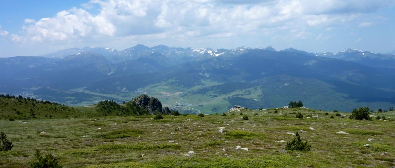 Panorama sur le Capcir : et ses montagnes