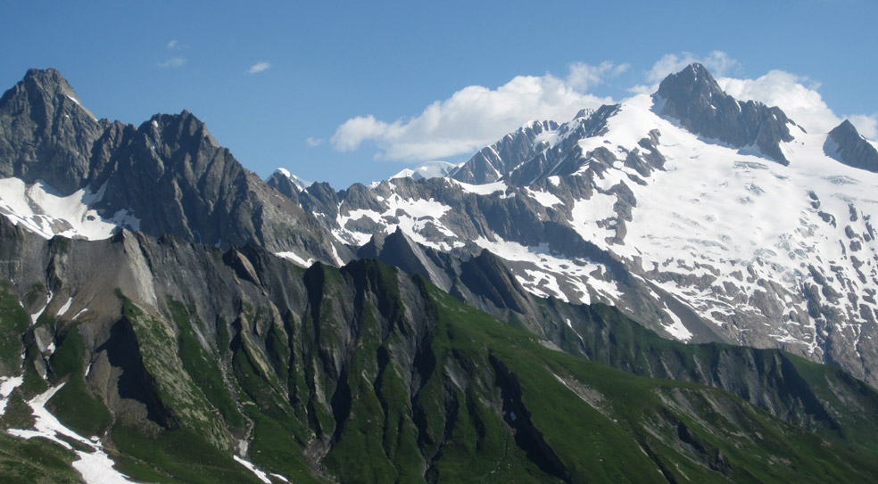 Paysage 5 étoiles : Sur l'aiguille des glaciers