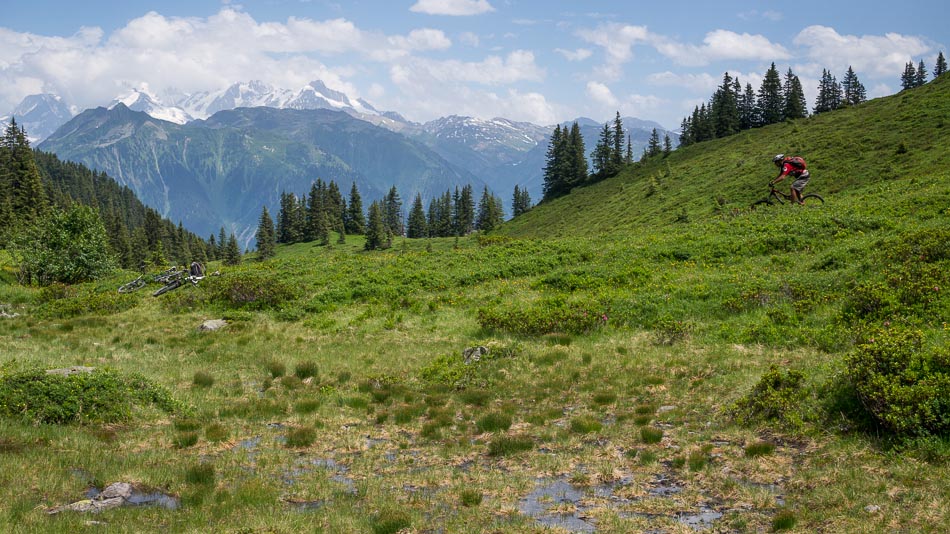 côté Mont-Blanc : un peu couvert