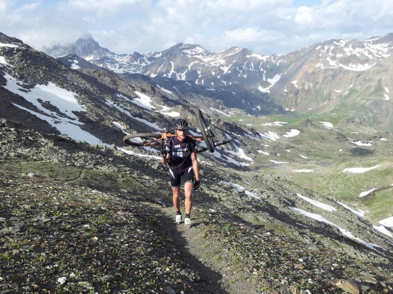 Col des Sarrasins : Tof moins facile qu'à la DH