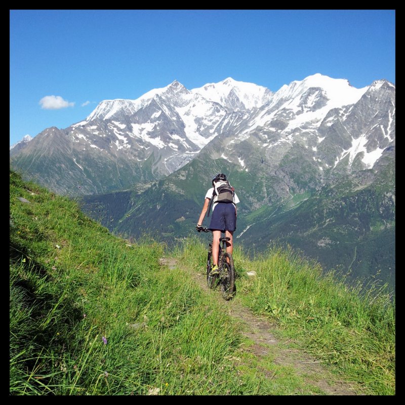Balcon : La régalade avec vue sur le Mont-Blanc