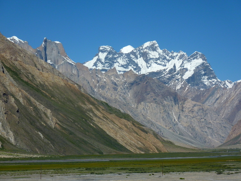 Padum-Rangdum : Le Nun Kun (plus de 7000 m) depuis Rangdum.