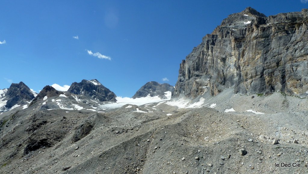 aux pieds de grands : Punta Calabre, glacier Tsanteleina, Granta Parei