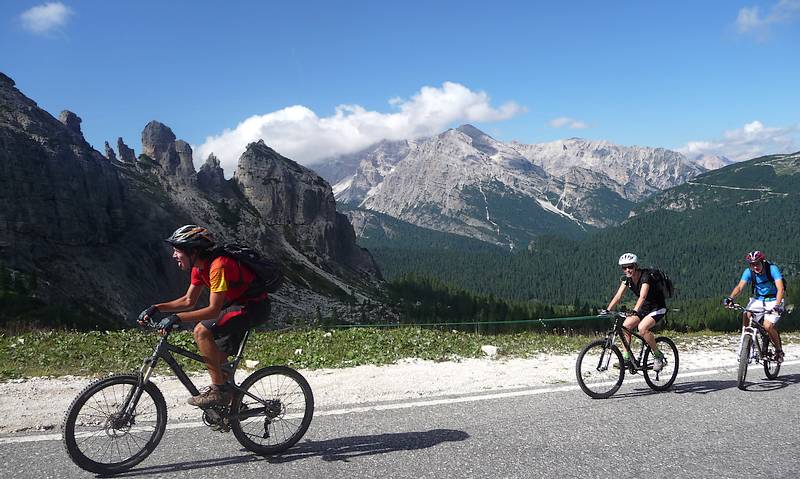 Dolomites : Tractosaure en action