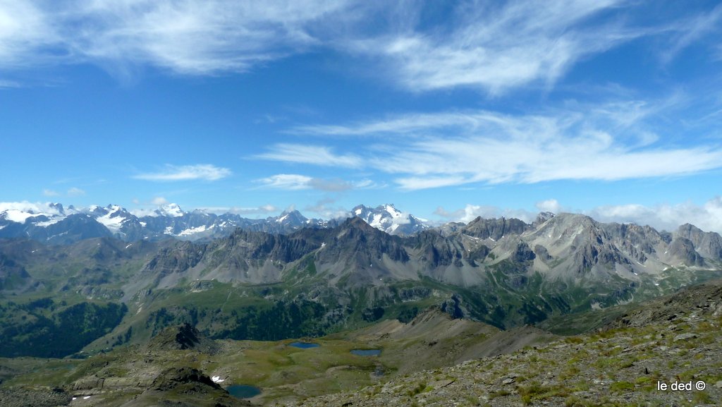 les Écrins : On ne va pas les nommer. A chaque fois on y a droit ;)