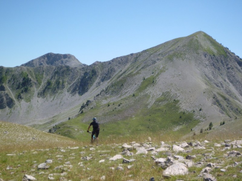 Crête de Bernardez : en direction de la dernière pente