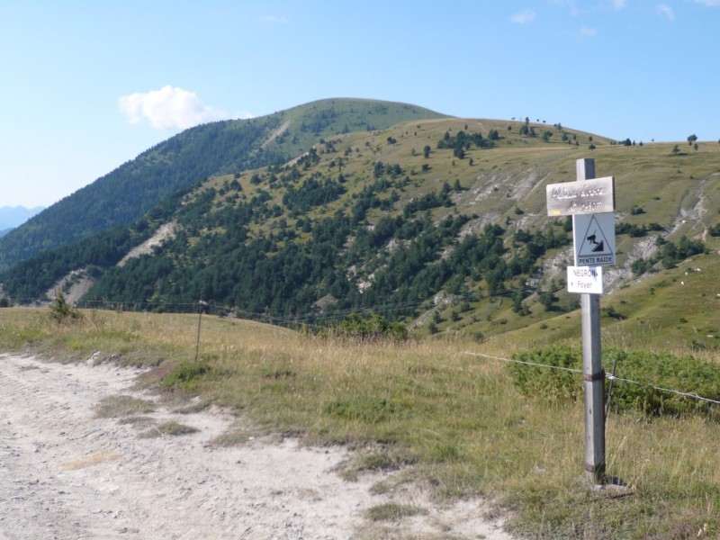 #2 Plateau d Plateau d'Iroire : Clot de Bouc au fond (souvenir d'une descente extra à ski nordique, toute en pas tournants dans la poudreuse)