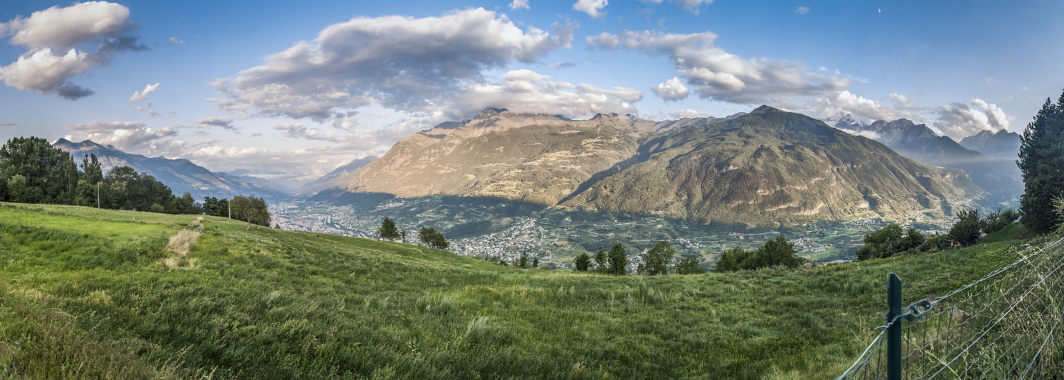 Ville-Sur-Sarre : pittoresque hameau jouissant d'une vue incomparable sur Aoste et ses environs