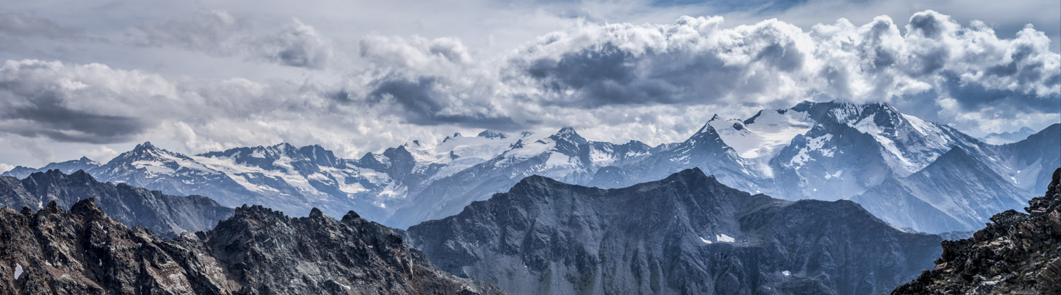 Becca di Nona : vue assez sympa sur le Grand Paradis et ses copains