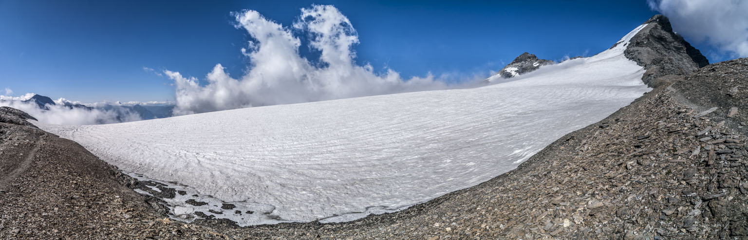 Le Glacier de la Sassière : d'un bord à l'autre