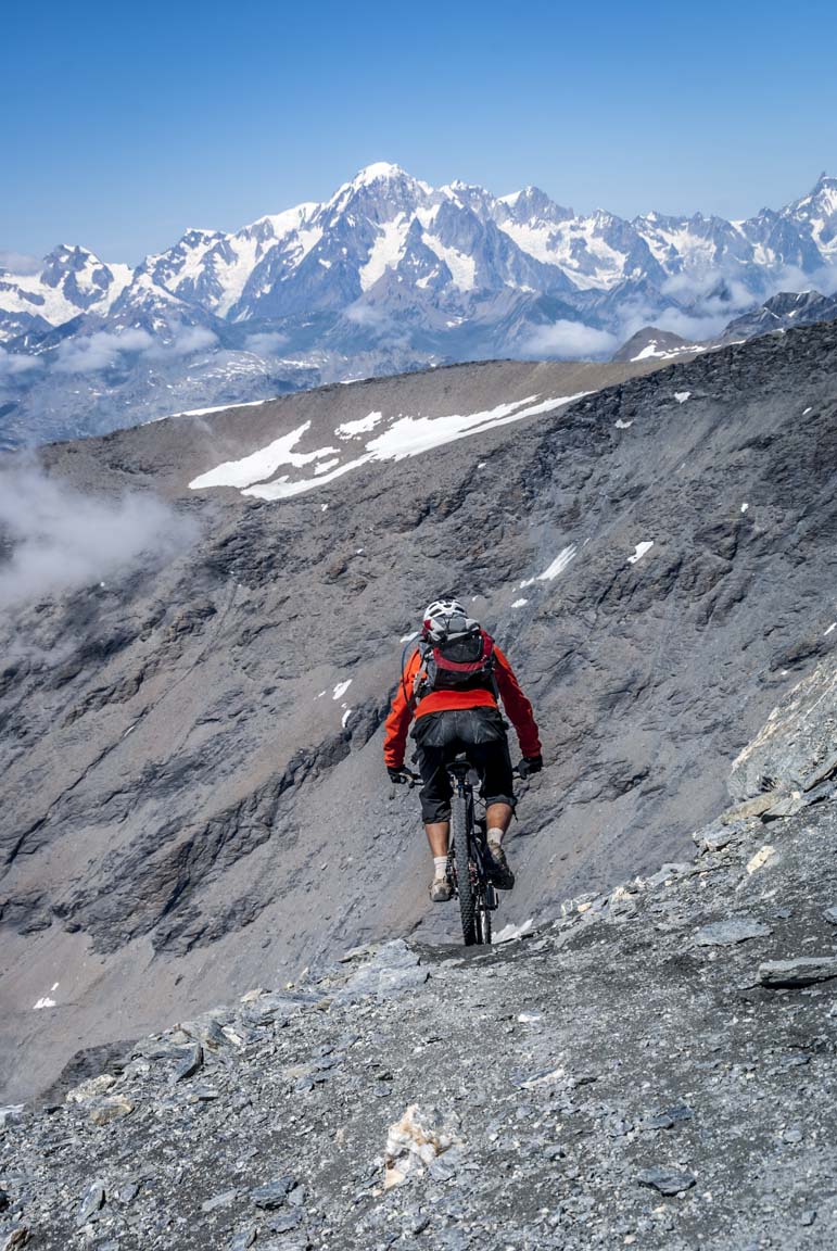 Geux : face au Mont Blanc, la classe ;)