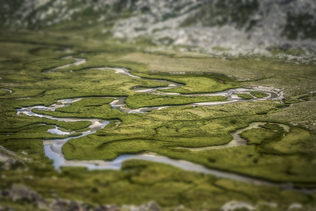 Plan du Nivolet : la même, façon tilt-shift!