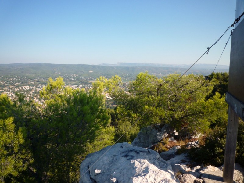 Panorama de la vigie : en direction de la Ste Baume