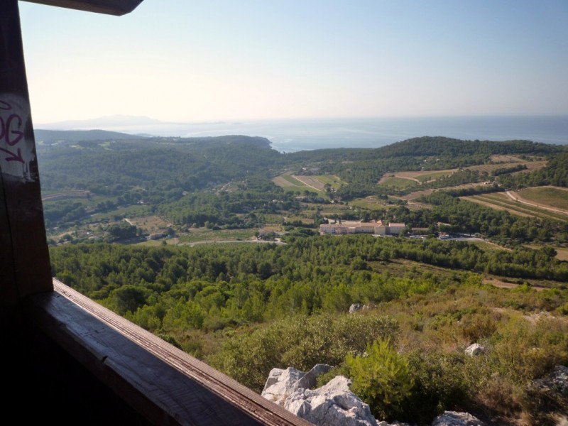 Panorama de la vigie : en direction de Port d'Alon