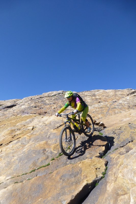 Patricia : Bluffante, aussi bien en descente qu'en montée !