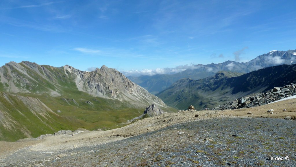 Col du Névé de la Rousse : Combe de l'A (Versant Nord du col)