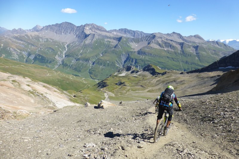 DH du Col des Fours : Magique