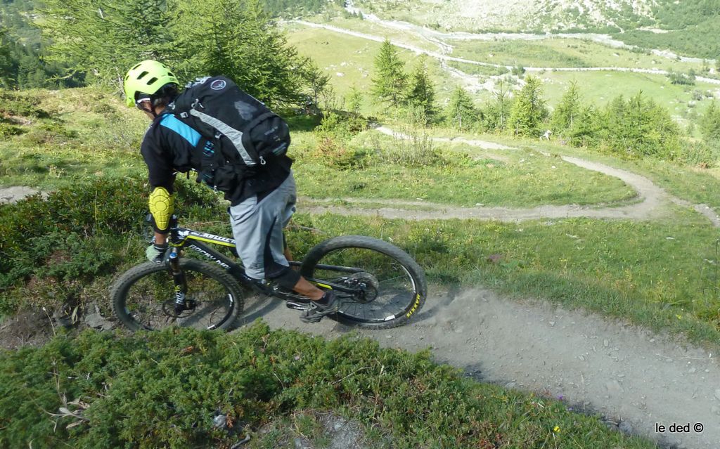 Val Ferret Italien : Yves dans les épingles d'Arnouva