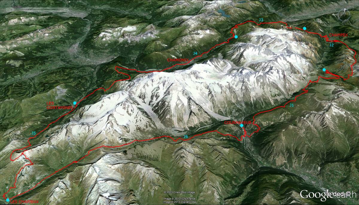 Boucle 3D : en 6 jours au départ de Courmayeur.