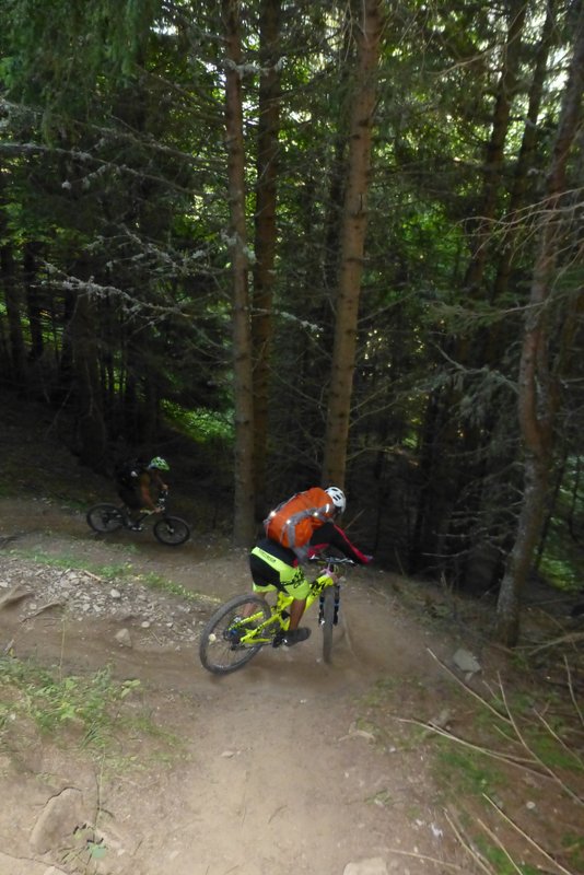 DH sur le Col de la Forclaz : Miam