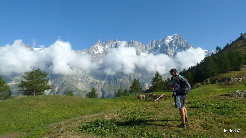 Massif du Mont blanc : Du réseau Italien?? Phil'Ô lèvera la tête quand même ;)