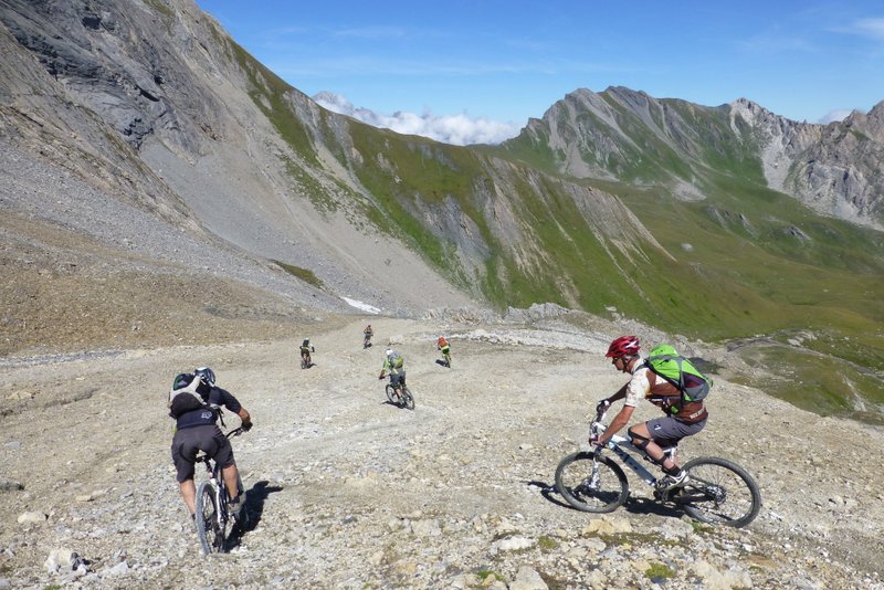 Top départ du Col du Névé de la Rousse