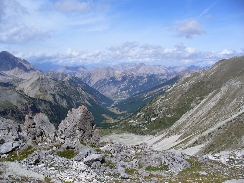 Col Tronchet : Vue sur Ceillac