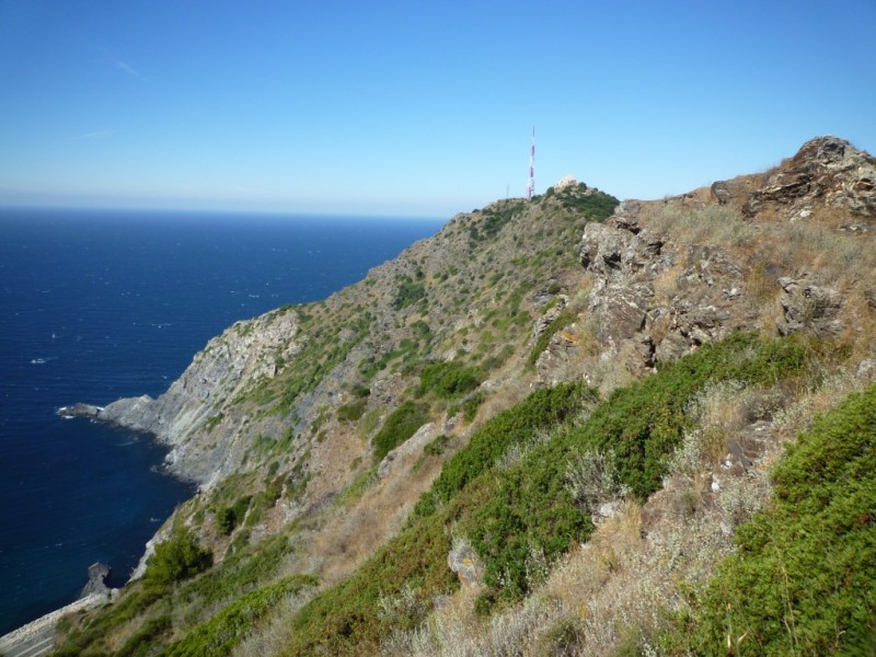 Depuis le sémaphore : vers le Cap Sicié et Notre-Dame du Mai