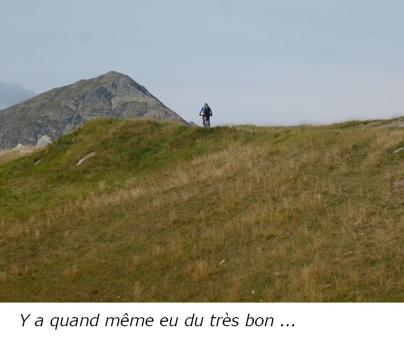 Sommet de la Quarlie : Juste après les chalets